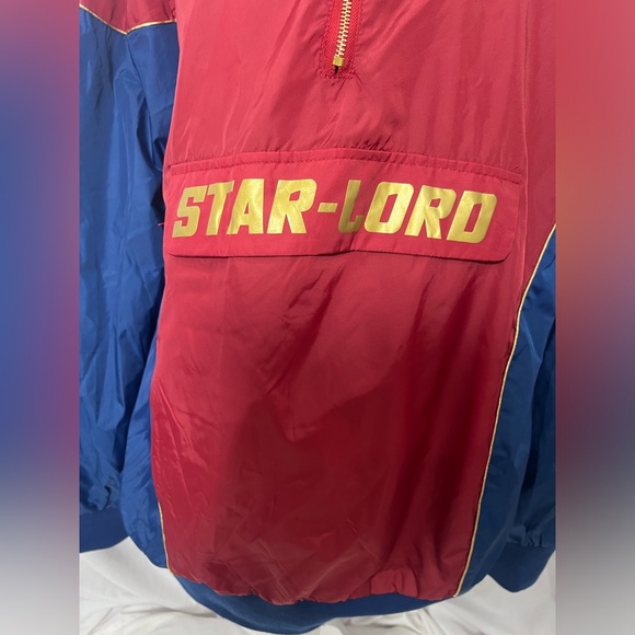 NWT Our Universe Marvel Star Lord 3/4 zip down anorak jacket Men’s XL - Picture 3 of 11